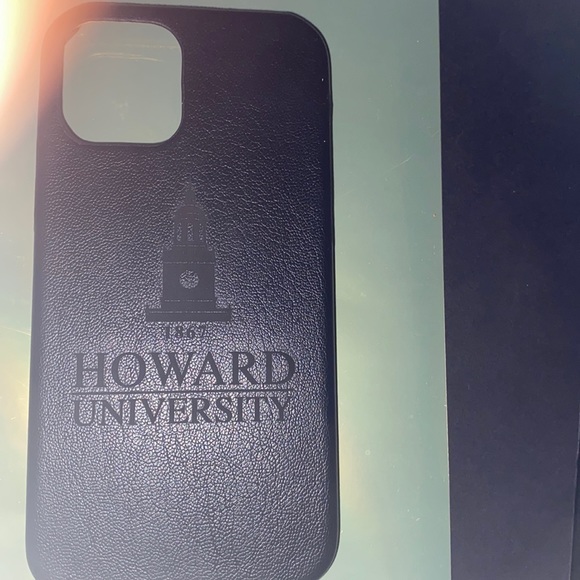 OTM Essentials Leather Case for iPhone 12 • 12 Pro, “Howard University 1867” NWT - Picture 2 of 5